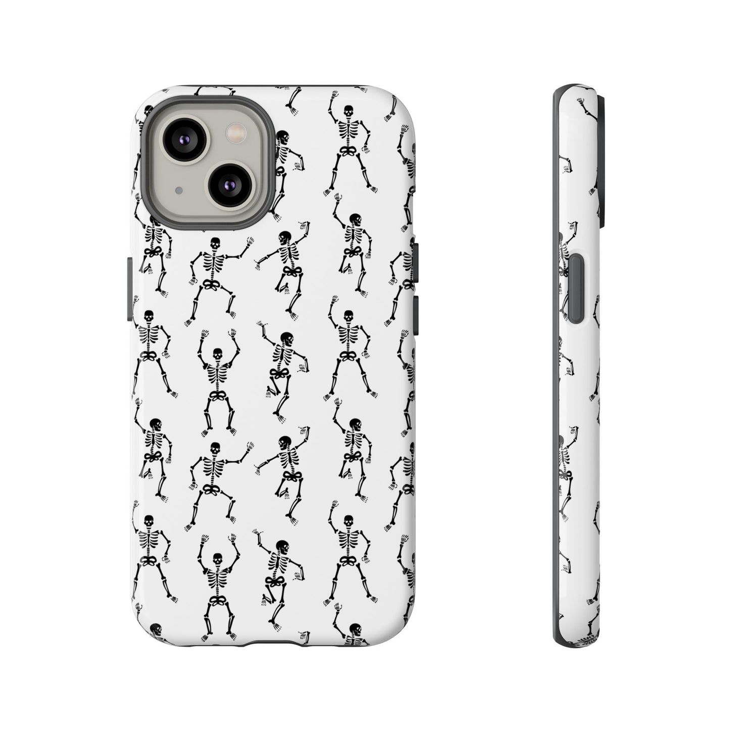 Dancing Skeletons Halloween Phone Case – Tough Phone Case – Cute Spooky Design - iPhone 16 - Samsung Galaxy - Google Pixel