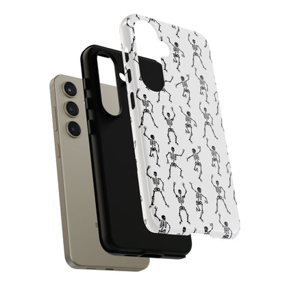 Dancing Skeletons Halloween Phone Case – Tough Phone Case – Cute Spooky Design - iPhone 16 - Samsung Galaxy - Google Pixel