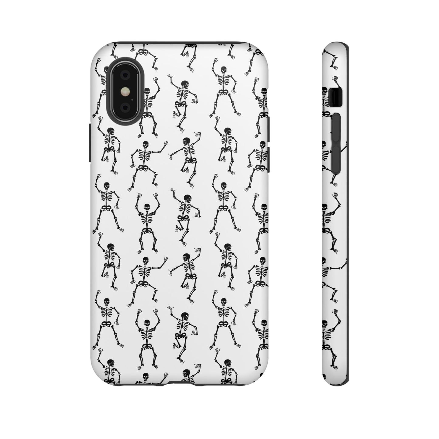 Dancing Skeletons Halloween Phone Case – Tough Phone Case – Cute Spooky Design - iPhone 16 - Samsung Galaxy - Google Pixel