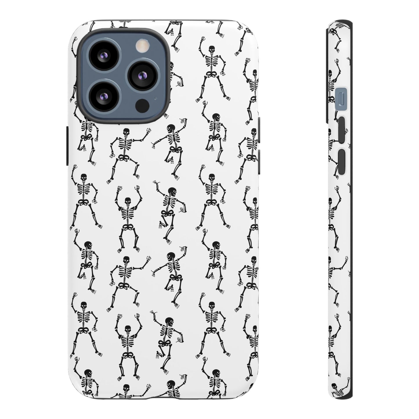 Dancing Skeletons Halloween Phone Case – Tough Phone Case – Cute Spooky Design - iPhone 16 - Samsung Galaxy - Google Pixel