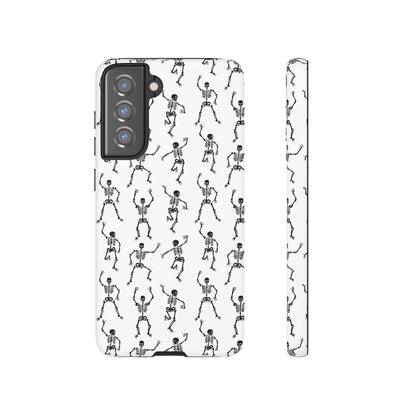 Dancing Skeletons Halloween Phone Case – Tough Phone Case – Cute Spooky Design - iPhone 16 - Samsung Galaxy - Google Pixel