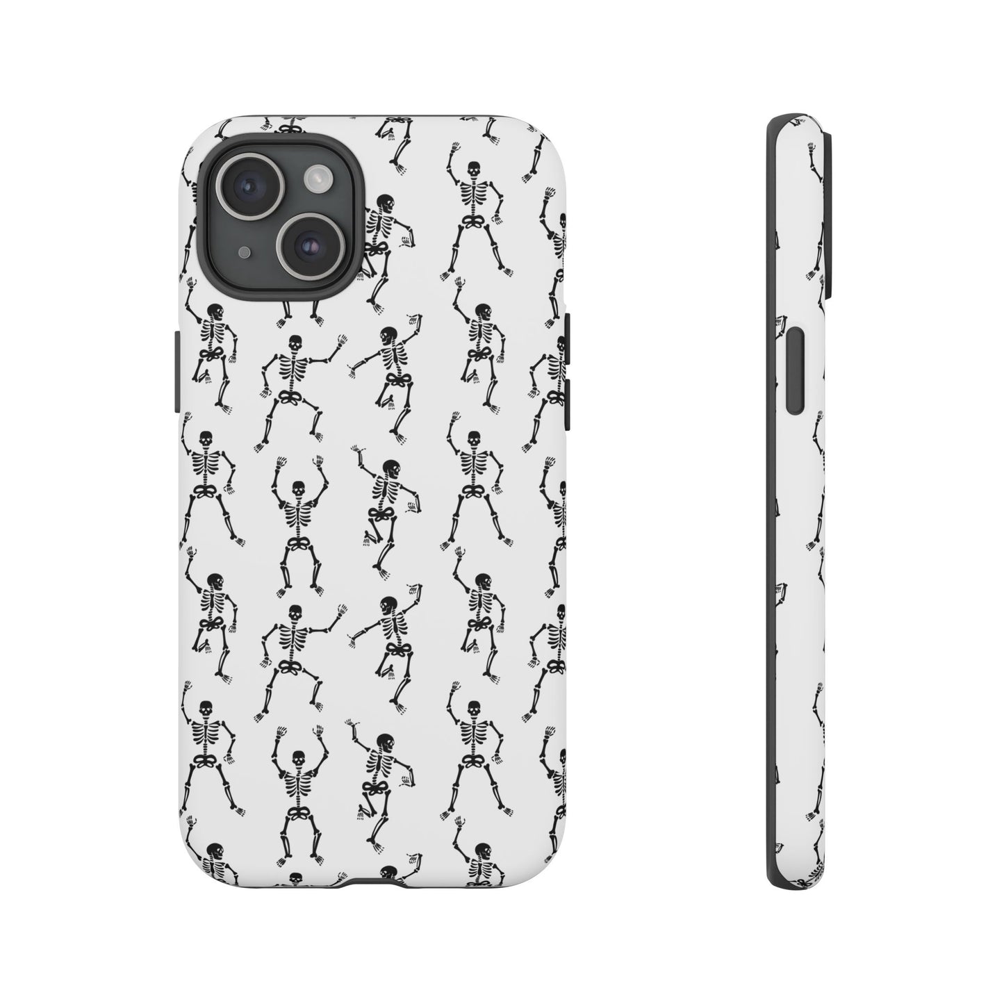 Dancing Skeletons Halloween Phone Case – Tough Phone Case – Cute Spooky Design - iPhone 16 - Samsung Galaxy - Google Pixel