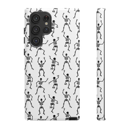 Dancing Skeletons Halloween Phone Case – Tough Phone Case – Cute Spooky Design - iPhone 16 - Samsung Galaxy - Google Pixel