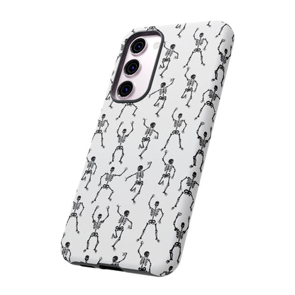 Dancing Skeletons Halloween Phone Case – Tough Phone Case – Cute Spooky Design - iPhone 16 - Samsung Galaxy - Google Pixel