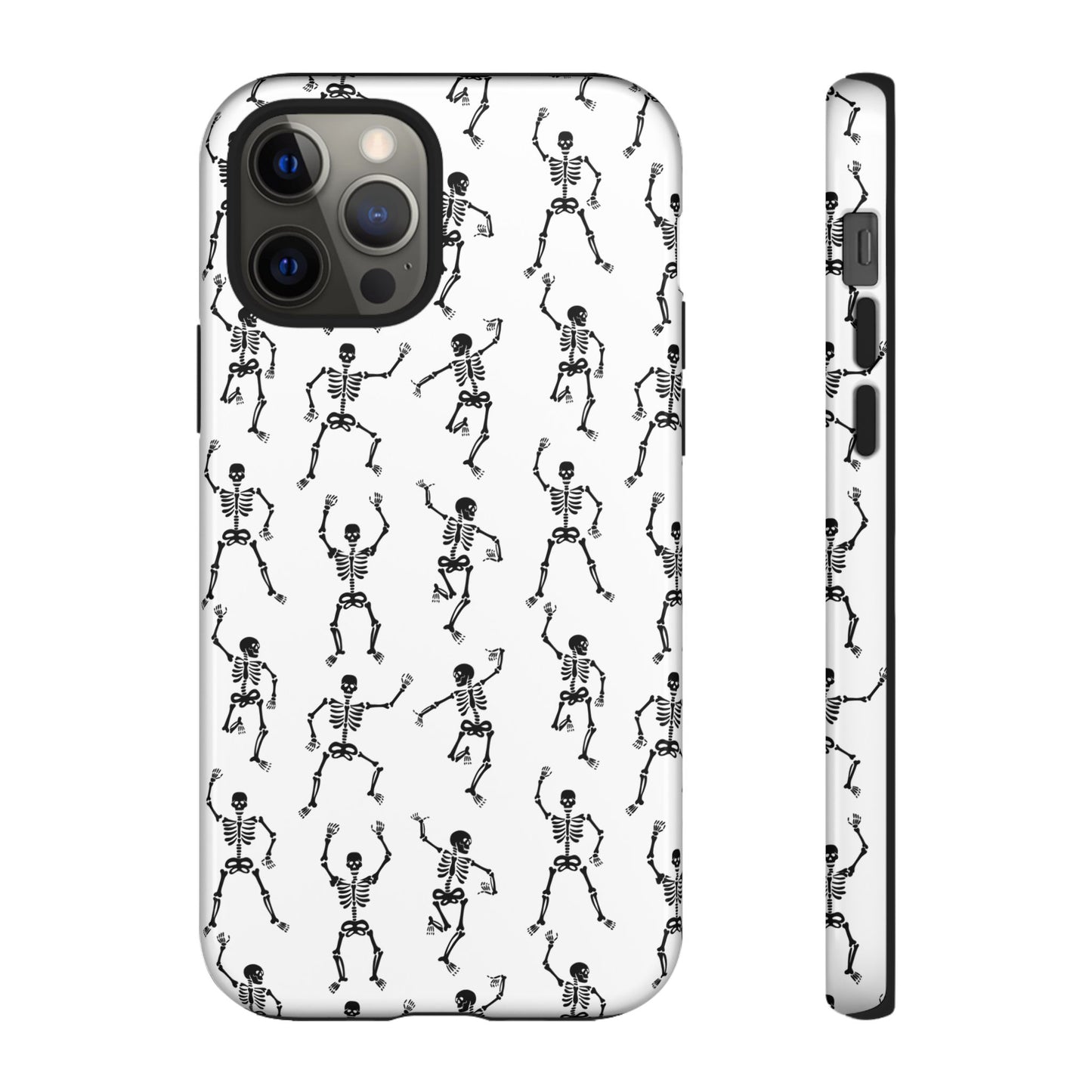 Dancing Skeletons Halloween Phone Case – Tough Phone Case – Cute Spooky Design - iPhone 16 - Samsung Galaxy - Google Pixel