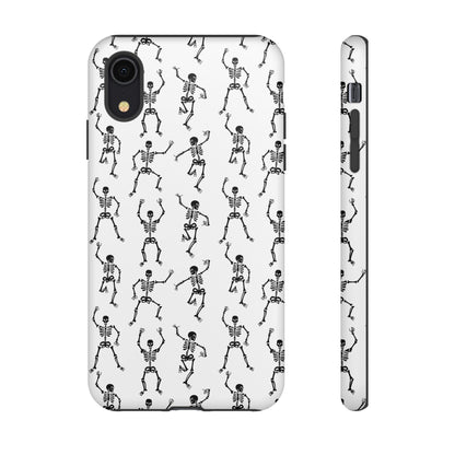 Dancing Skeletons Halloween Phone Case – Tough Phone Case – Cute Spooky Design - iPhone 16 - Samsung Galaxy - Google Pixel