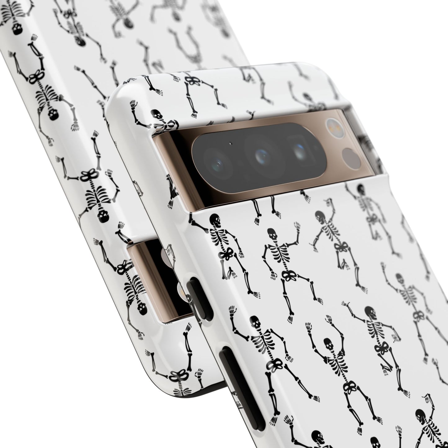 Dancing Skeletons Halloween Phone Case – Tough Phone Case – Cute Spooky Design - iPhone 16 - Samsung Galaxy - Google Pixel