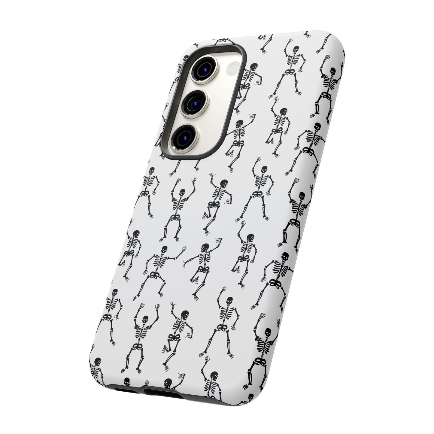 Dancing Skeletons Halloween Phone Case – Tough Phone Case – Cute Spooky Design - iPhone 16 - Samsung Galaxy - Google Pixel