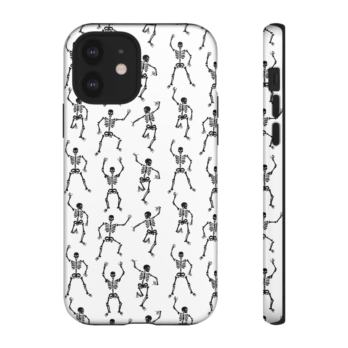 Dancing Skeletons Halloween Phone Case – Tough Phone Case – Cute Spooky Design - iPhone 16 - Samsung Galaxy - Google Pixel