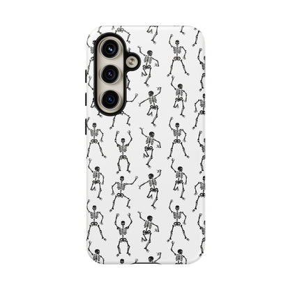 Dancing Skeletons Halloween Phone Case – Tough Phone Case – Cute Spooky Design - iPhone 16 - Samsung Galaxy - Google Pixel