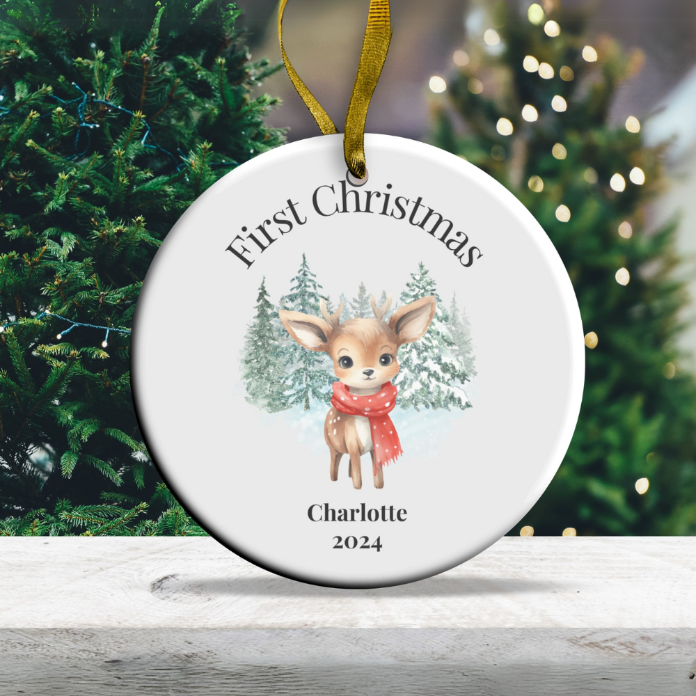 First Christmas Personalized Ornament