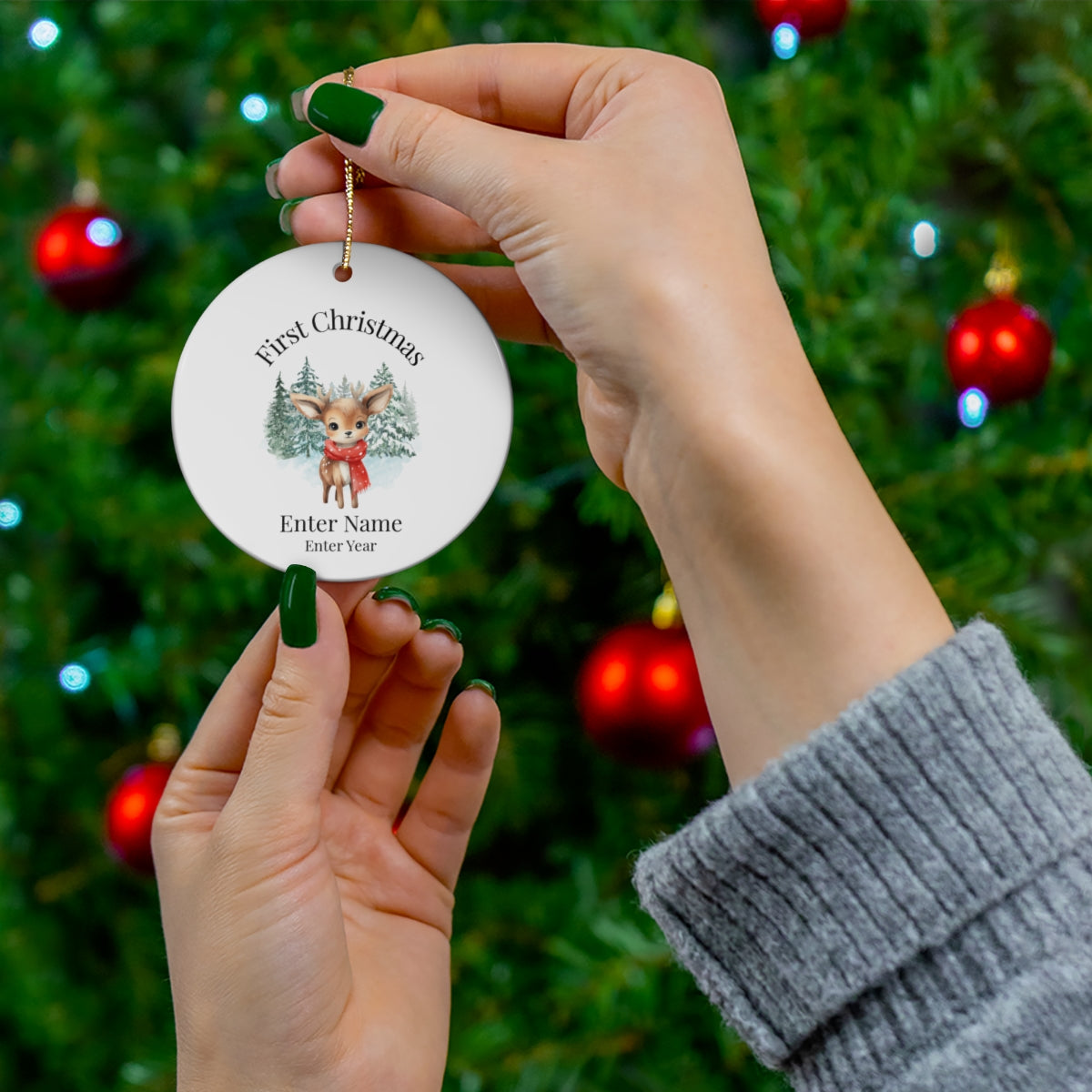 First Christmas Personalized Ornament