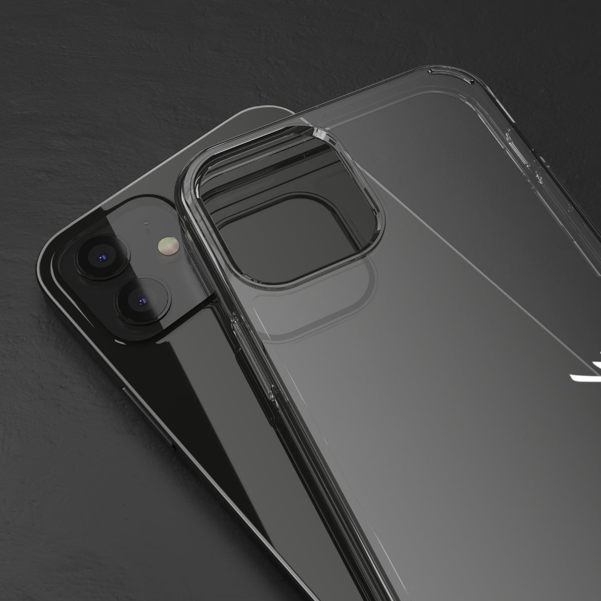 Custom Name Clear Phone Case – Slim, Shock-Absorbing & Wireless Charging Compatible