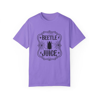 "Beetle Juice" Halloween T-Shirt | Funny Beetle-Inspired Graphic Tee | Spooky Insect Design Shirt for Horror Lovers