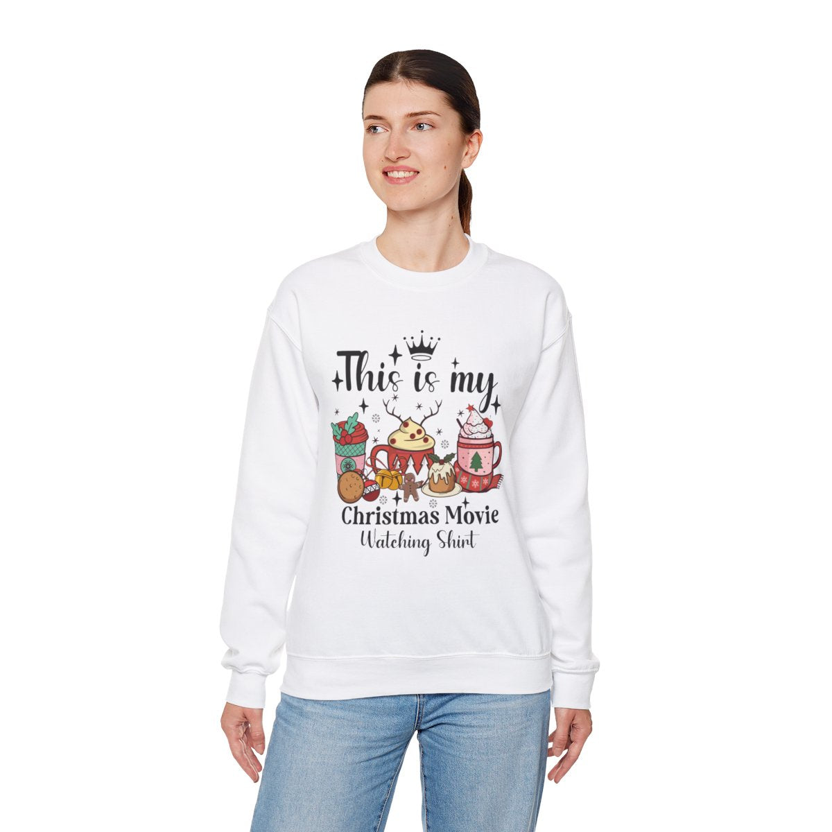 This is My Christmas Movie Watching Sweatshirt 🎄Cozy & Festive!